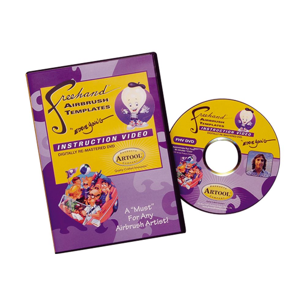 Iwata Artool Templates Instructional DVD by Eddie Young