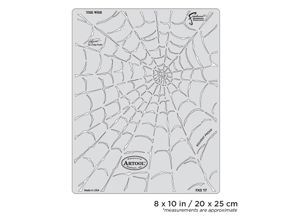 Iwata Artool FX3 The Web Freehand Airbrush Template