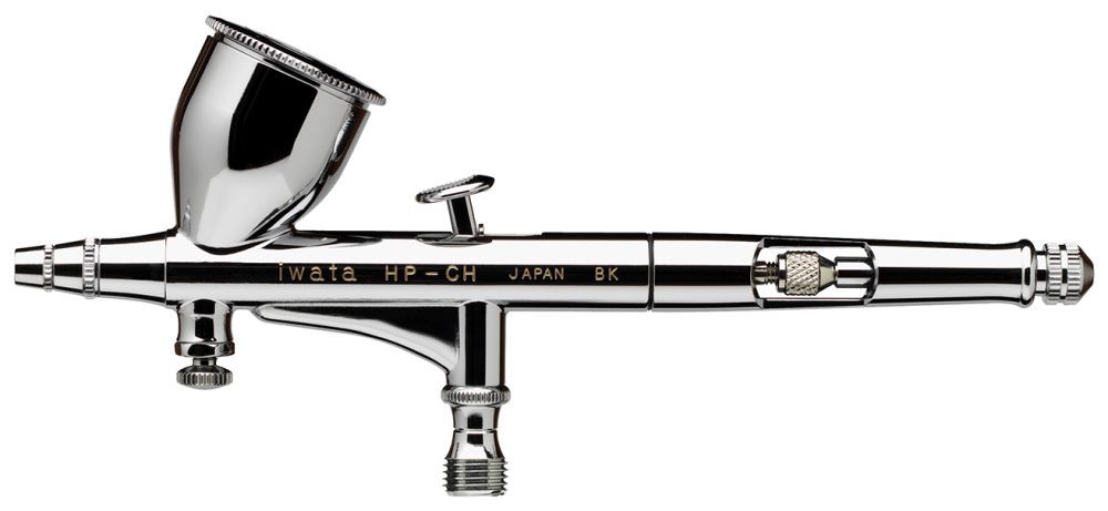 Iwata Hi-Line HP-CH Gravity Feed Dual Action Airbrush - Click Image to Close