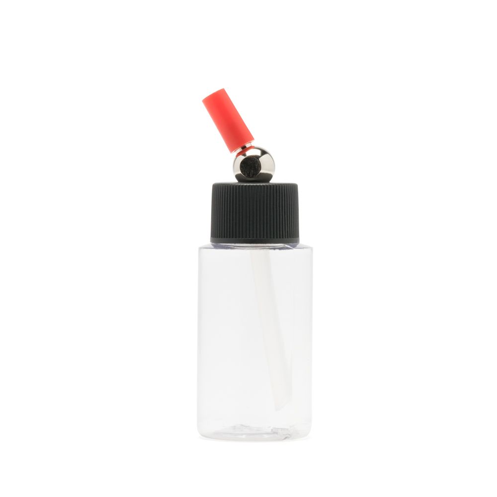 Iwata Crystal Clear Bottle 1 oz / 30 ml Cylinder w/ Adaptor Cap