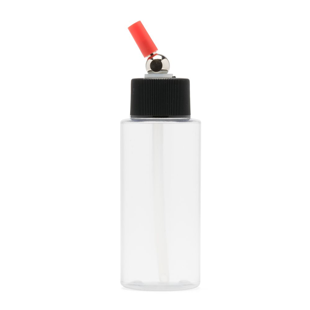 Iwata Crystal Clear Bottle 2oz / 60ml Cylinder With Adaptor Cap
