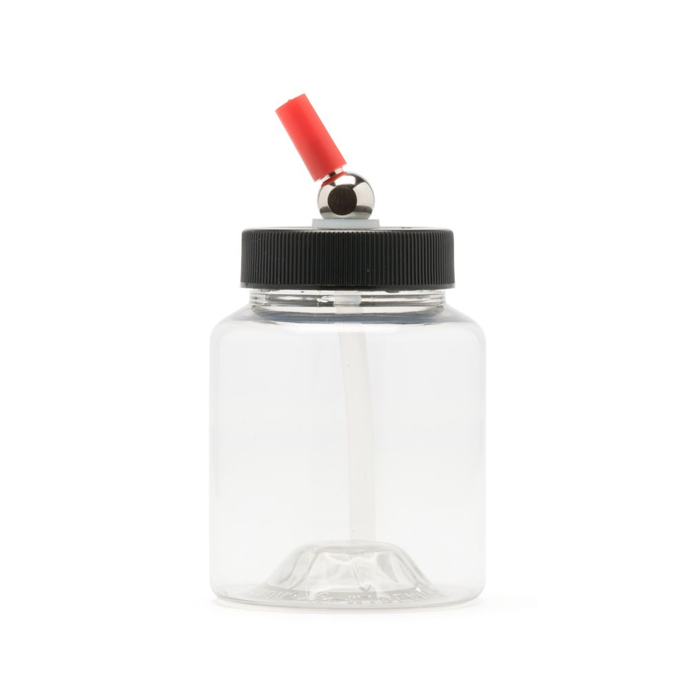 Iwata Crystal Clear Bottle 2 oz / 60 ml Jar With Adaptor Cap