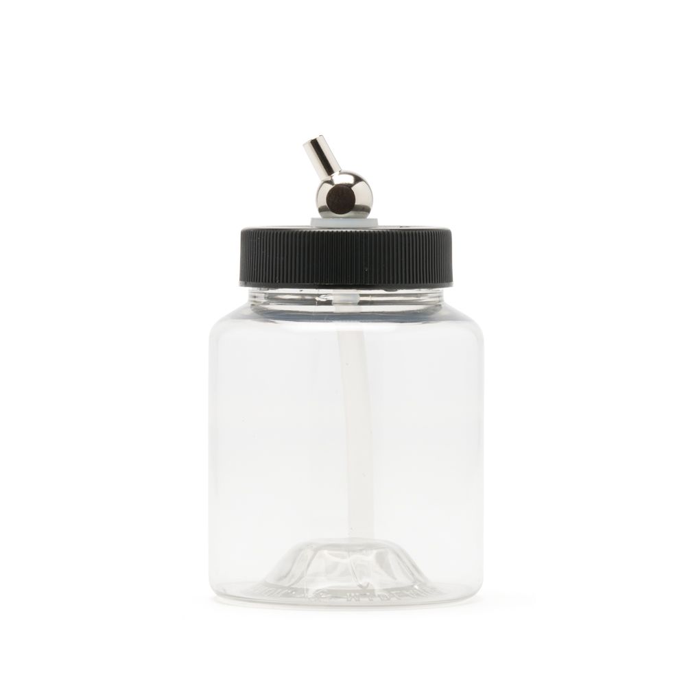 Iwata Crystal Clear Bottle 2 oz / 60 ml Jar With Adaptor Cap