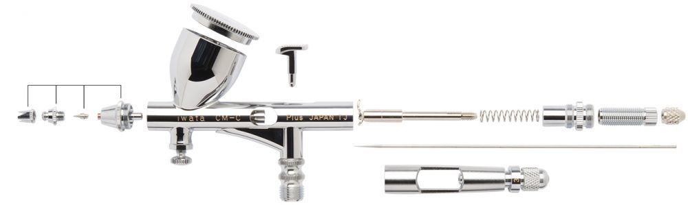 Iwata Custom Micron CM-C Plus Gravity Feed Dual Action Airbrush