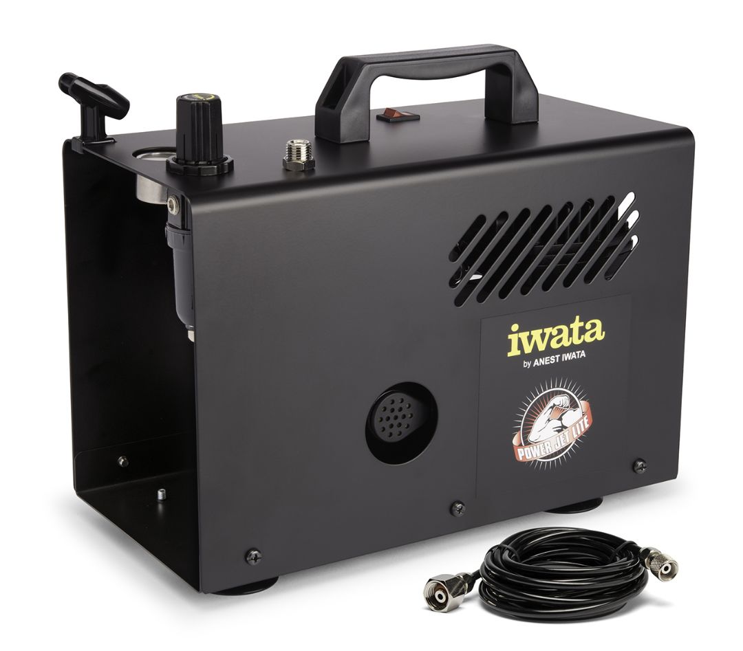 Iwata Power Jet Lite 110-120V Airbrush Compressor - Click Image to Close