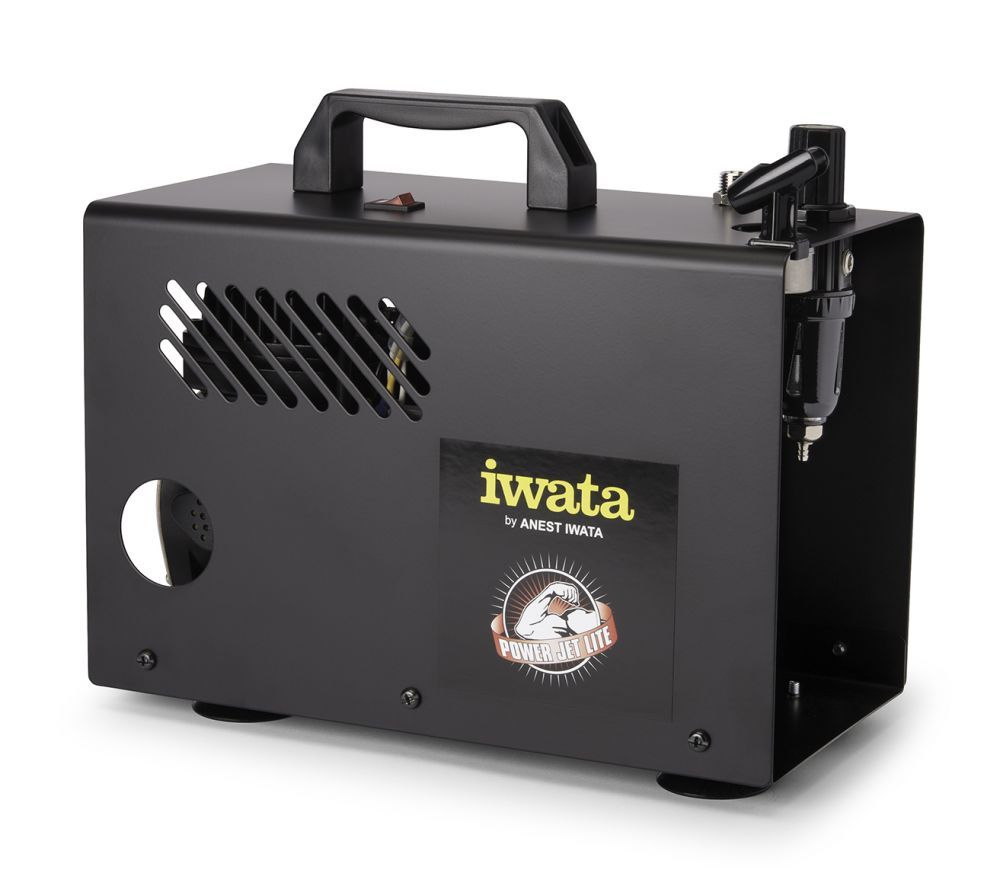 Iwata Power Jet Lite 110-120V Airbrush Compressor - Click Image to Close