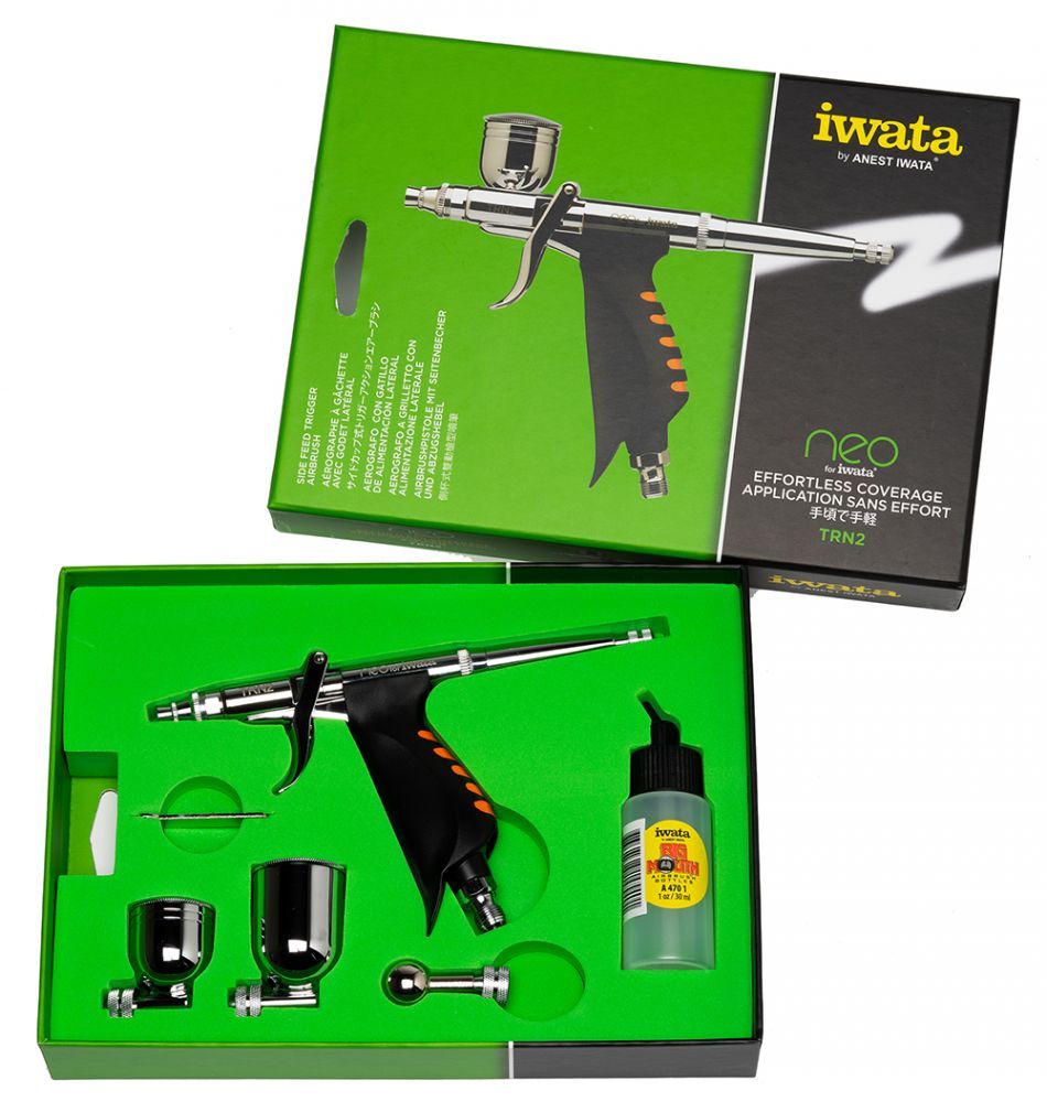 Iwata NEO for Iwata TRN2 Side Feed Dual Action Trigger Airbrush - Click Image to Close