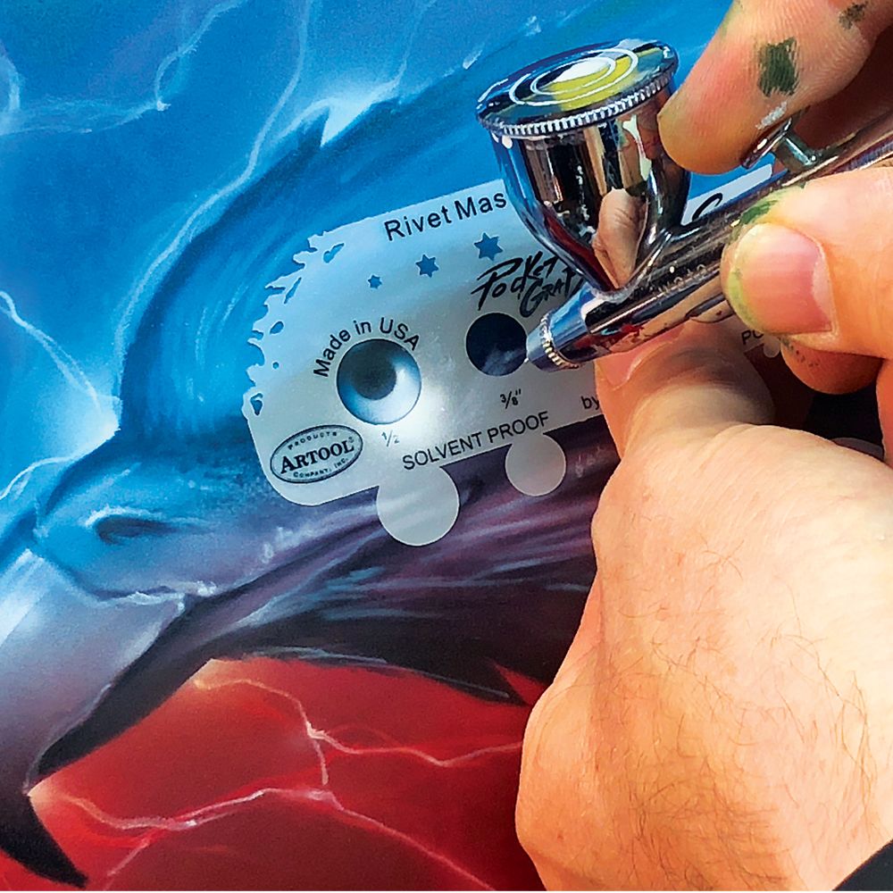 Iwata Artool PocketGraFX Freehand Airbrush Template Set
