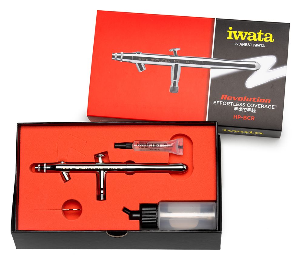 Iwata Revolution HP-BCR Siphon Feed Dual Action Airbrush