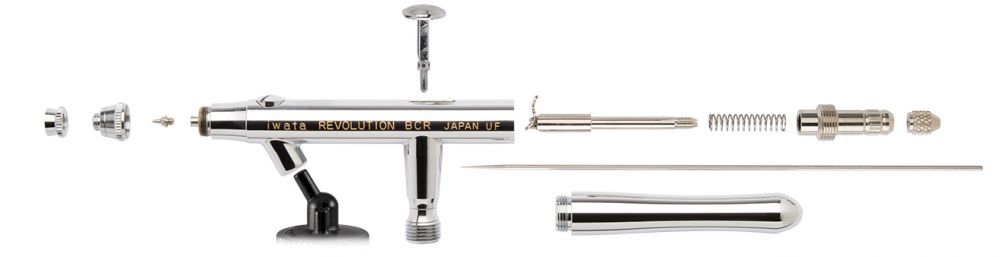 Iwata Revolution HP-BCR Siphon Feed Dual Action Airbrush