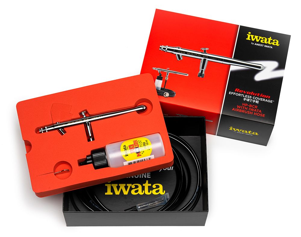 Iwata Revolution HP-BCR Siphon Feed Dual Action Airbrush