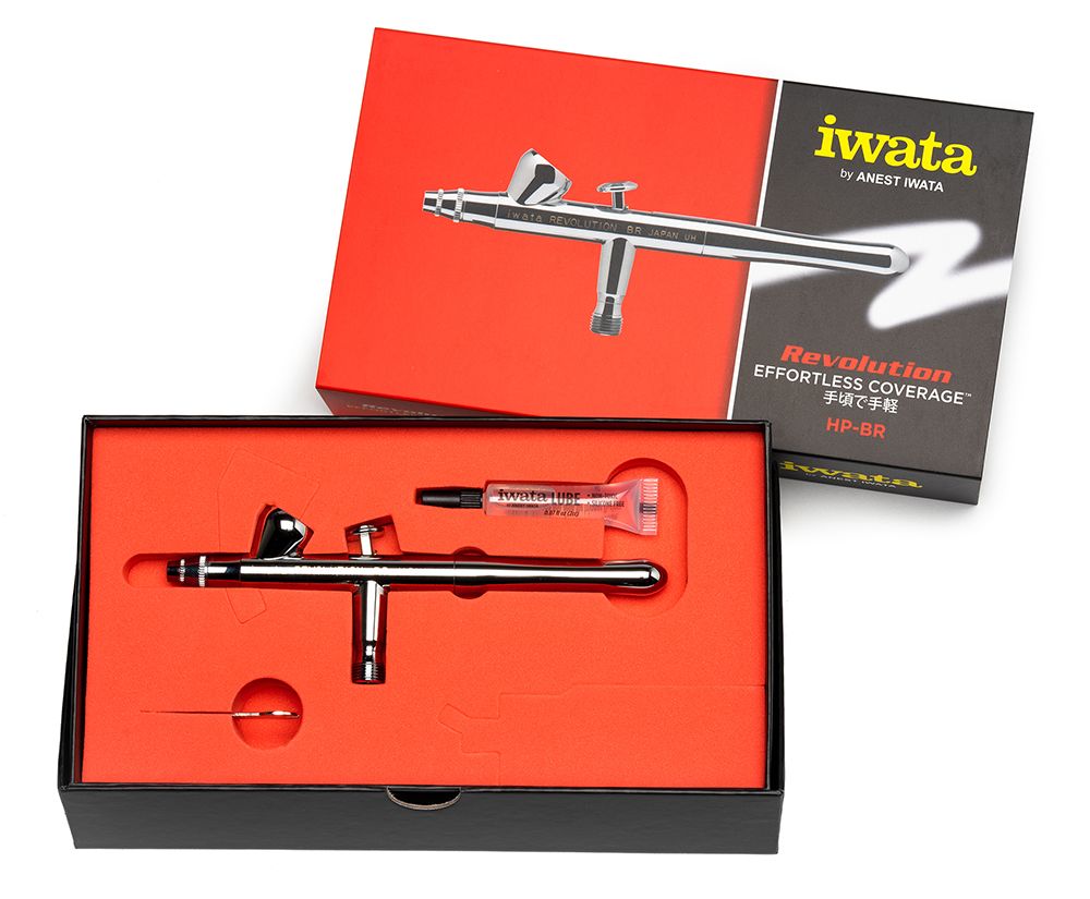 Iwata Revolution HP-BR Gravity Feed Dual Action Airbrush