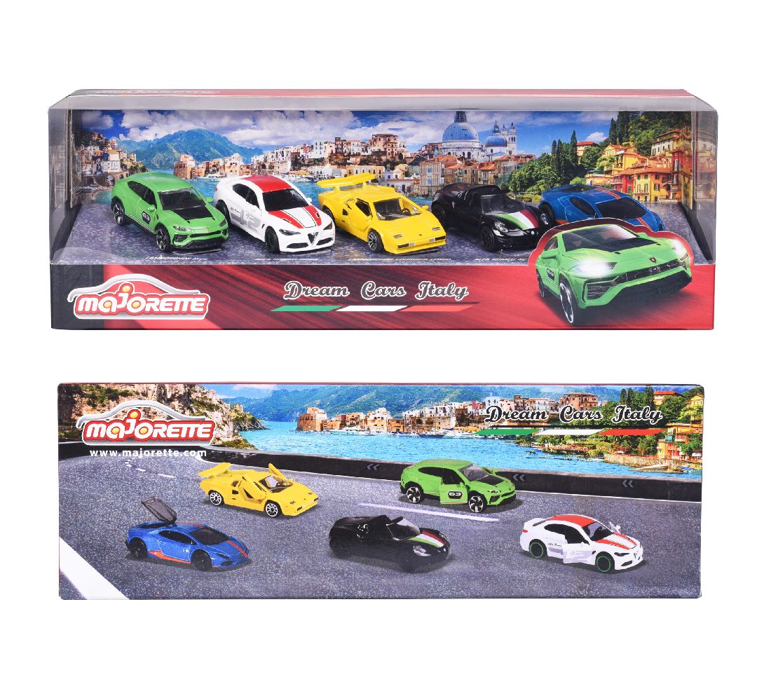 Jada "Majorette" Dream Car Italy Giftpack (5) - Click Image to Close