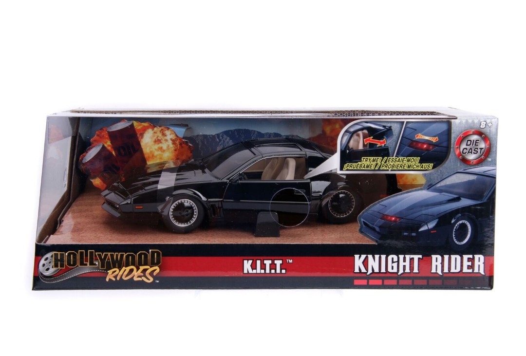 Jada 1/24 "Hollywood Rides" Knight Rider K.I.T.T. with lights - Click Image to Close