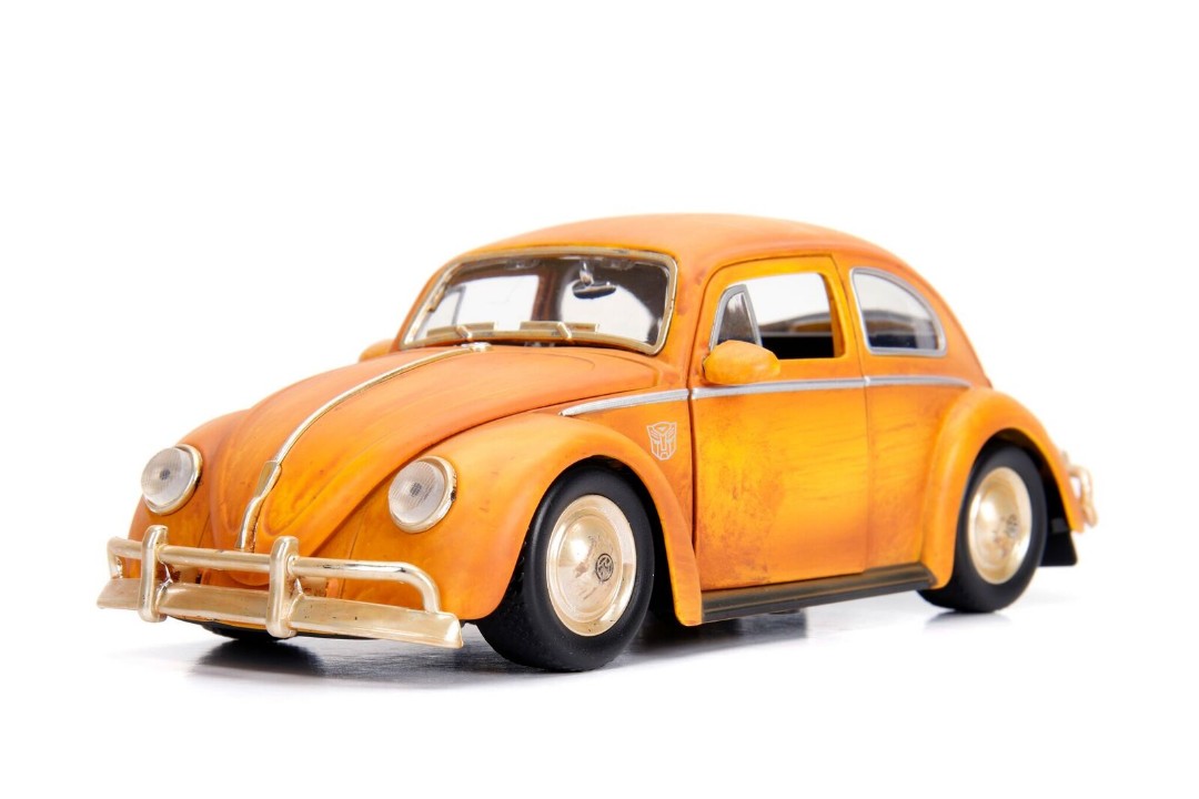 Jada 1/24 "Hollywood Rides" VW Beetle - Bumblebee w Charlie - Click Image to Close
