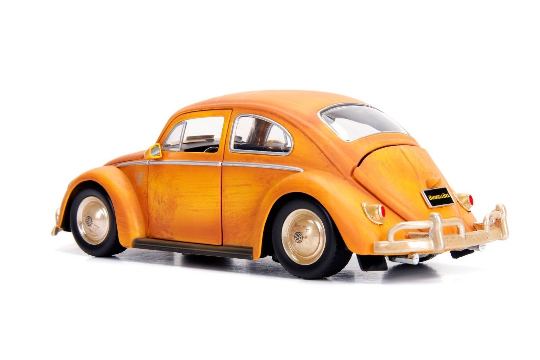 Jada 1/24 "Hollywood Rides" VW Beetle - Bumblebee w Charlie - Click Image to Close