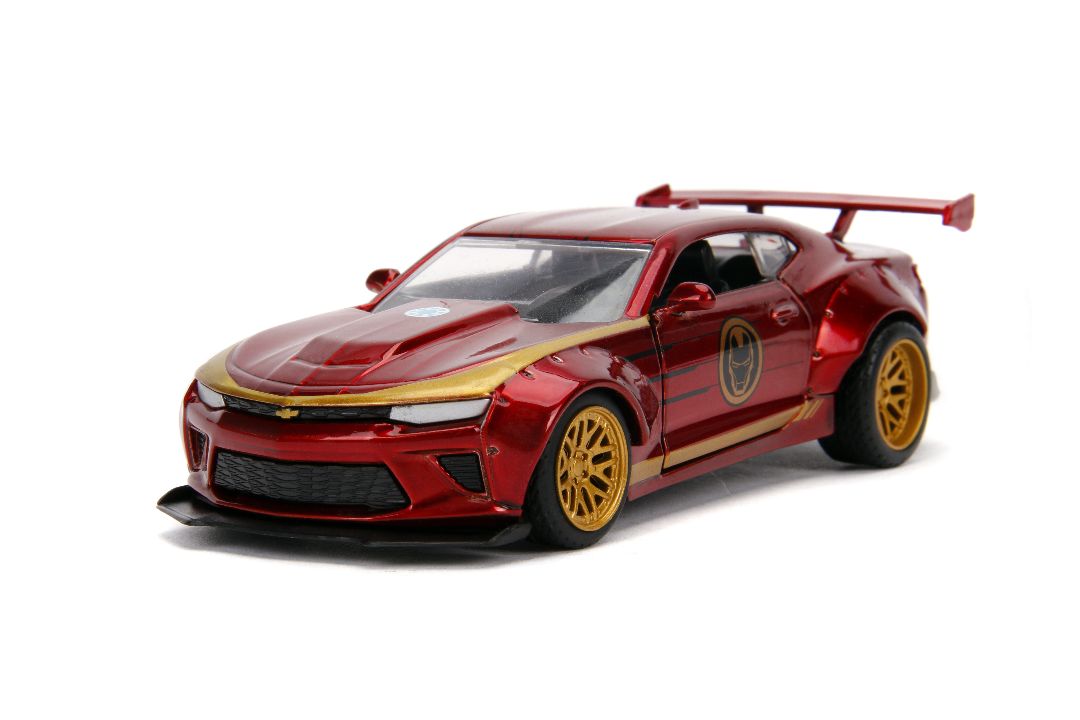 Jada 1/32 "Hollywood Rides" 2016 Chevy Camaro SS (Iron Man) - Click Image to Close