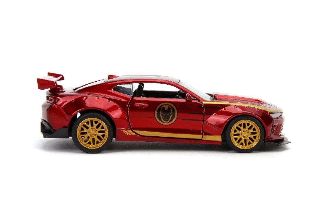 Jada 1/32 "Hollywood Rides" 2016 Chevy Camaro SS (Iron Man) - Click Image to Close