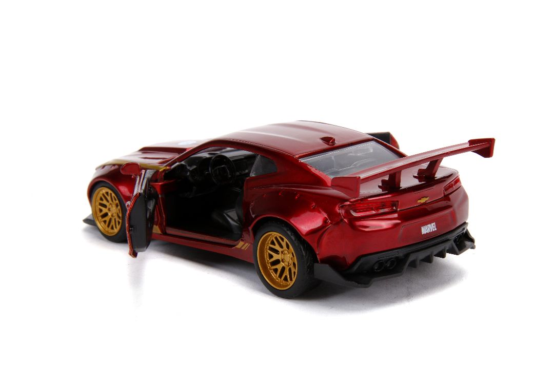 Jada 1/32 "Hollywood Rides" 2016 Chevy Camaro SS (Iron Man) - Click Image to Close