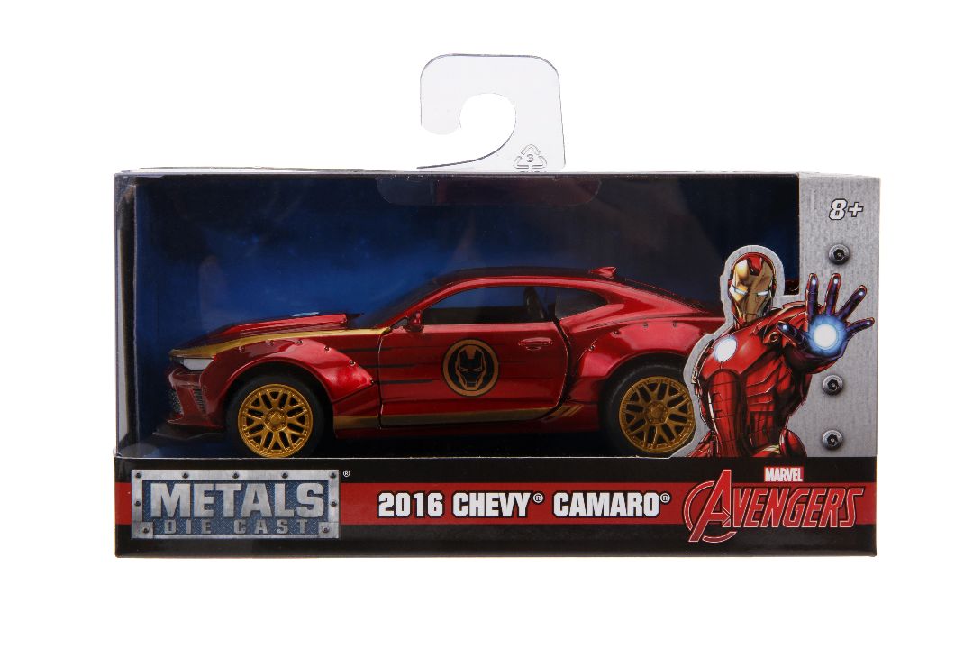 Jada 1/32 "Hollywood Rides" 2016 Chevy Camaro SS (Iron Man) - Click Image to Close