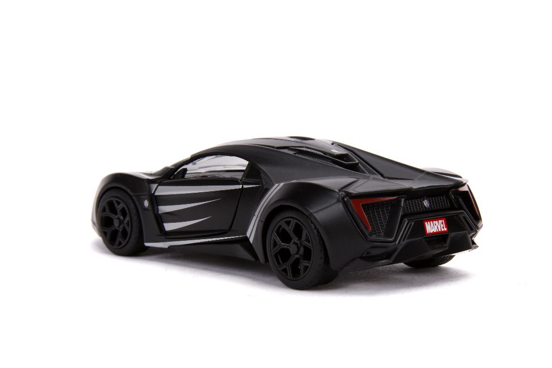 Jada 1/32 "Hollywood Rides" Lykan Hypersport (Black Panther) - Click Image to Close