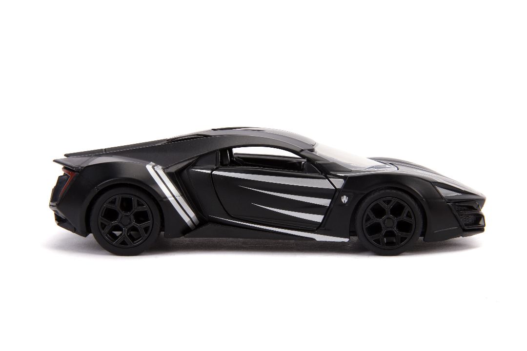 Jada 1/32 "Hollywood Rides" Lykan Hypersport (Black Panther) - Click Image to Close