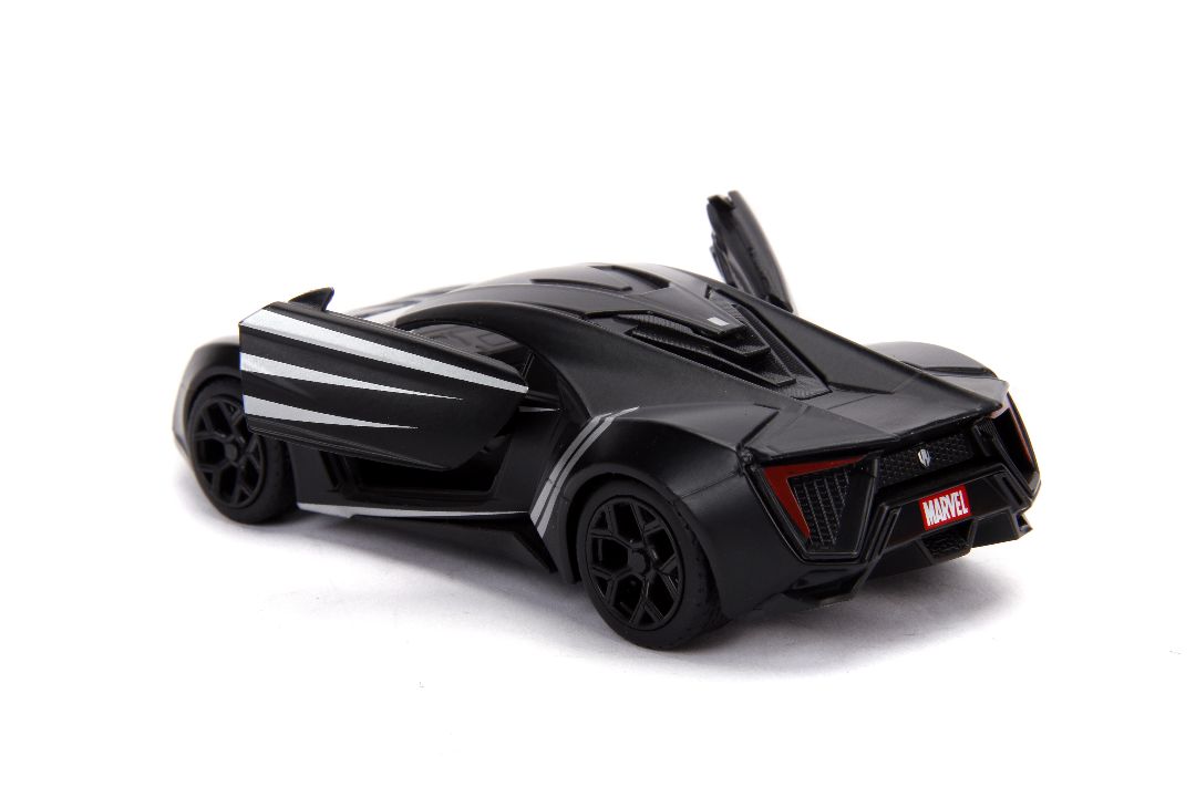 Jada 1/32 "Hollywood Rides" Lykan Hypersport (Black Panther) - Click Image to Close