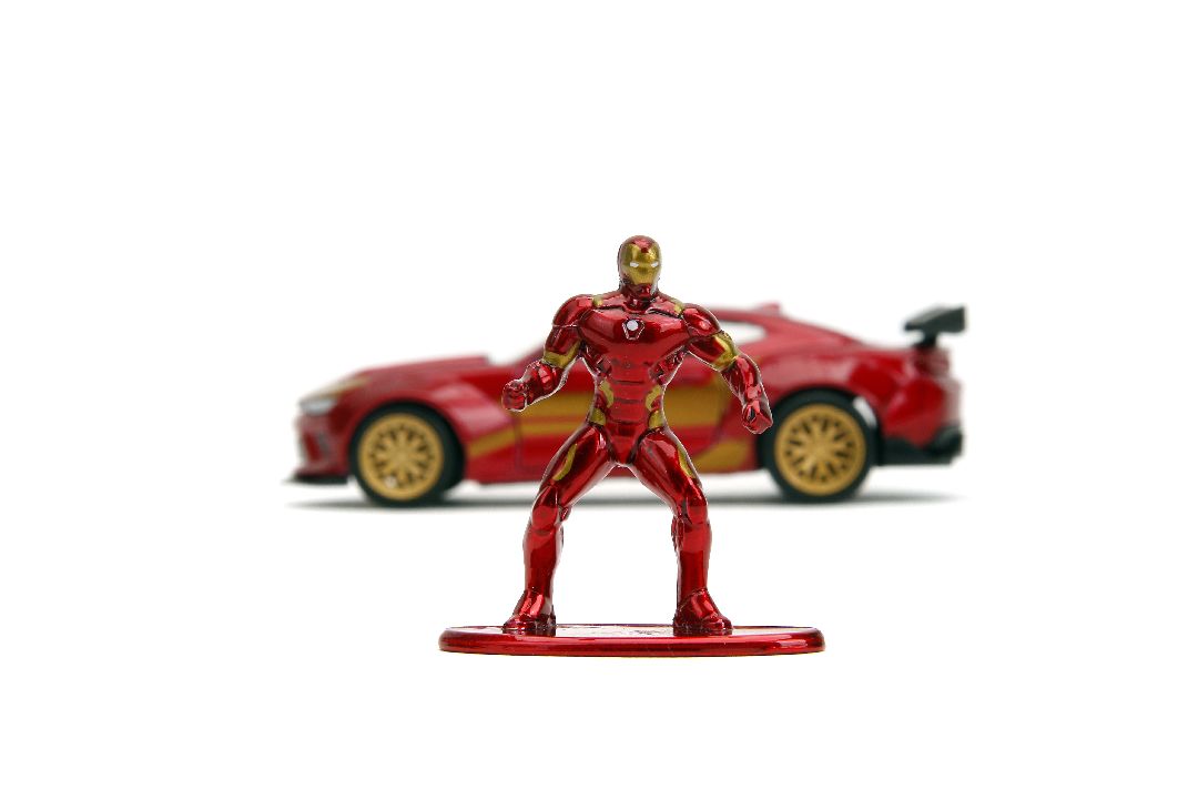 Jada 1/32 "Hollywood Rides" Marvel 2016 Camaro SS w/Iron Man - Click Image to Close
