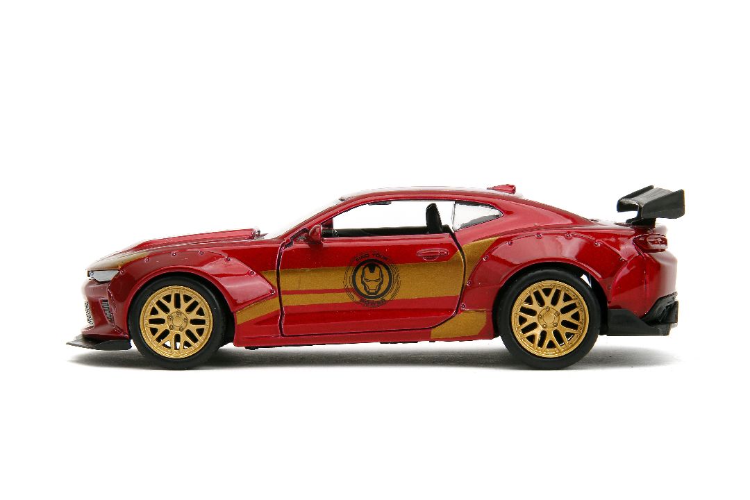 Jada 1/32 "Hollywood Rides" Marvel 2016 Camaro SS w/Iron Man - Click Image to Close