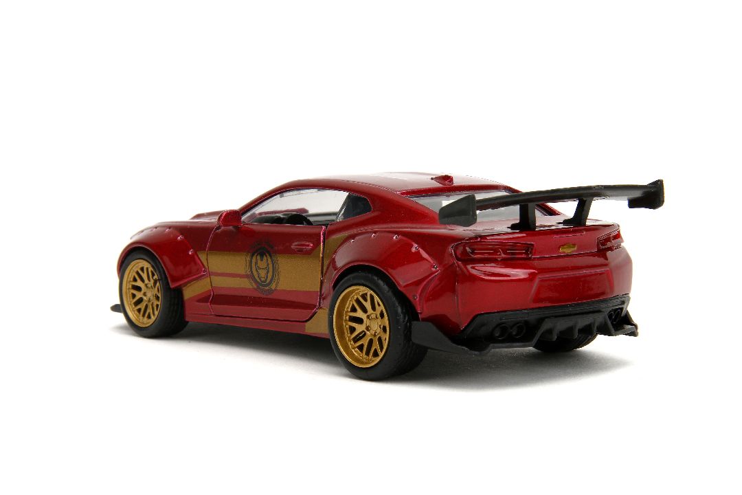 Jada 1/32 "Hollywood Rides" Marvel 2016 Camaro SS w/Iron Man - Click Image to Close