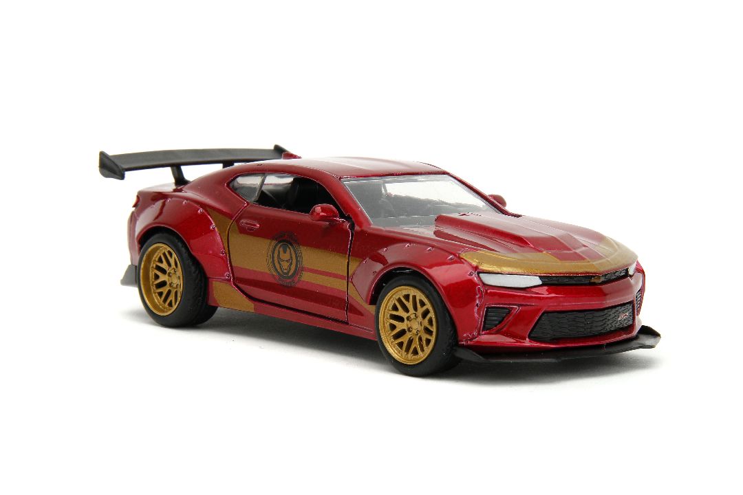 Jada 1/32 "Hollywood Rides" Marvel 2016 Camaro SS w/Iron Man - Click Image to Close