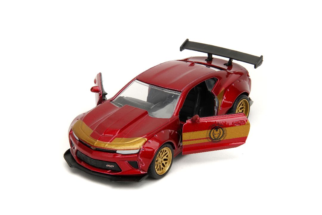 Jada 1/32 "Hollywood Rides" Marvel 2016 Camaro SS w/Iron Man - Click Image to Close