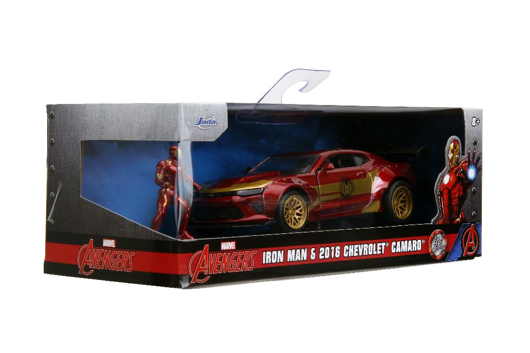 Jada 1/32 "Hollywood Rides" Marvel 2016 Camaro SS w/Iron Man