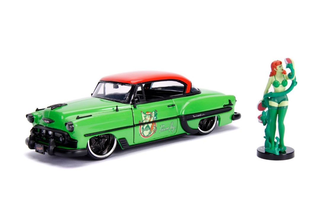 Jada 1/24 "DC Comics Bombshells" 1953 Chevy Bel Air Poison Ivy - Click Image to Close