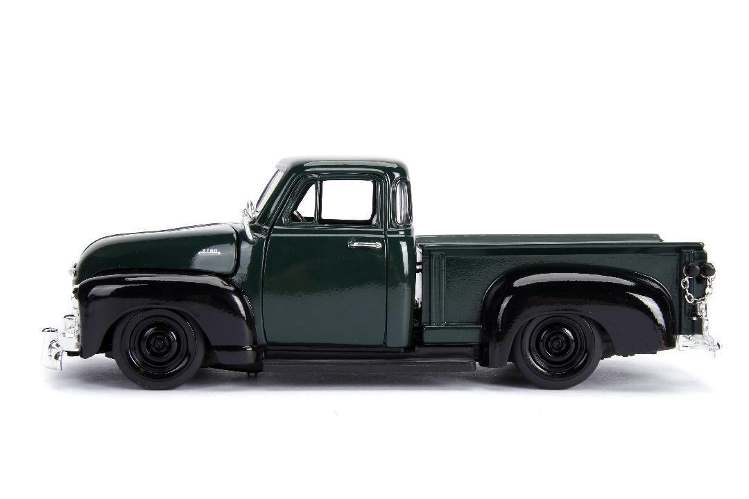 Jada 1/24 "Just Trucks" 1953 Chevy Pickup W/Rack - Dark Green
