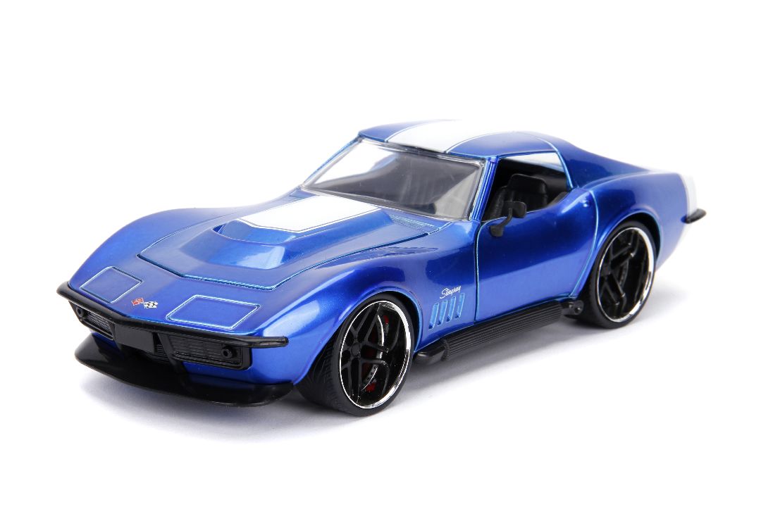 Jada 1/24 "BIG TIME Muscle" 1969 Corvette Stingray - Click Image to Close