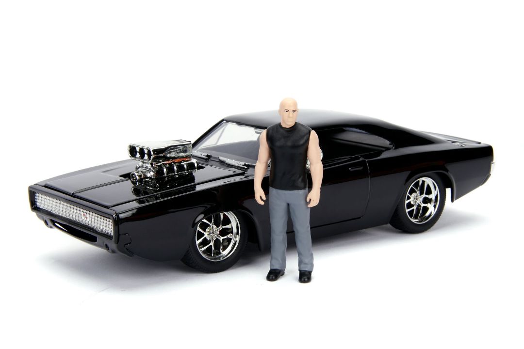 Jada 1/24 "Fast & Furious" Dom's Dodge Charger w/ figure - Build - Click Image to Close