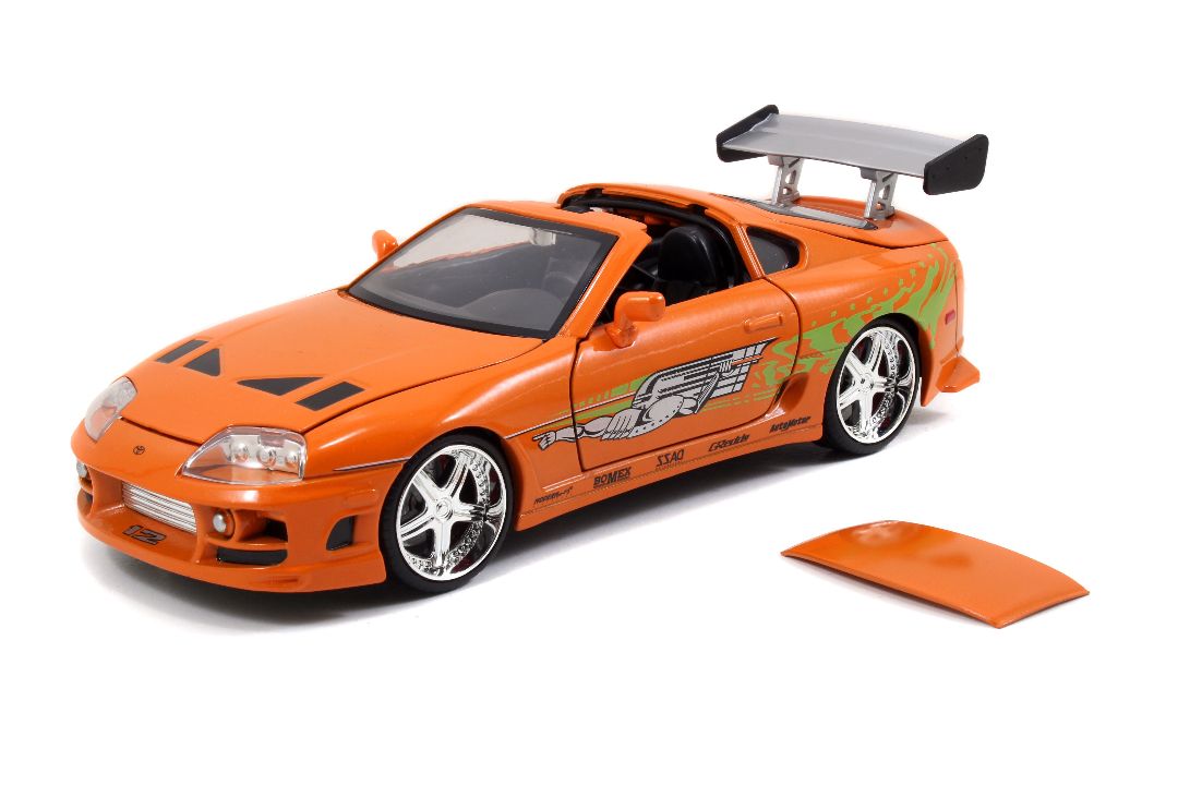 Jada 1/24 "Fast & Furious" Brian's Toyota Supra w/ figure Build - Click Image to Close