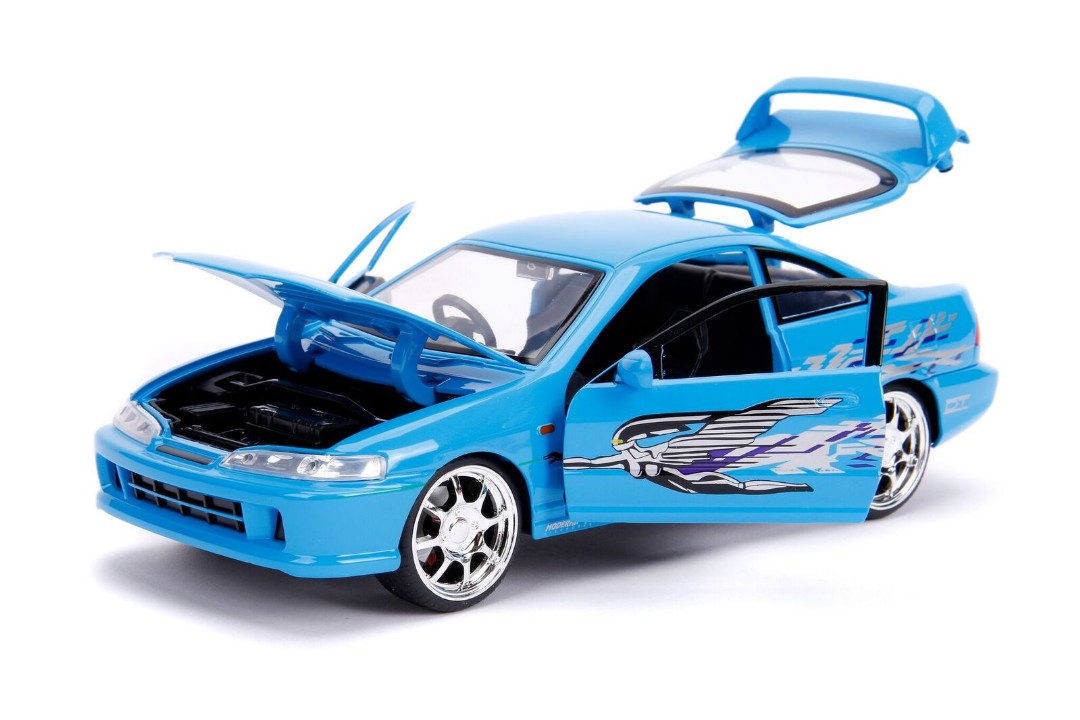 Jada 1/24 "Fast & Furious" Mia's Acura Integra - Blue - Click Image to Close