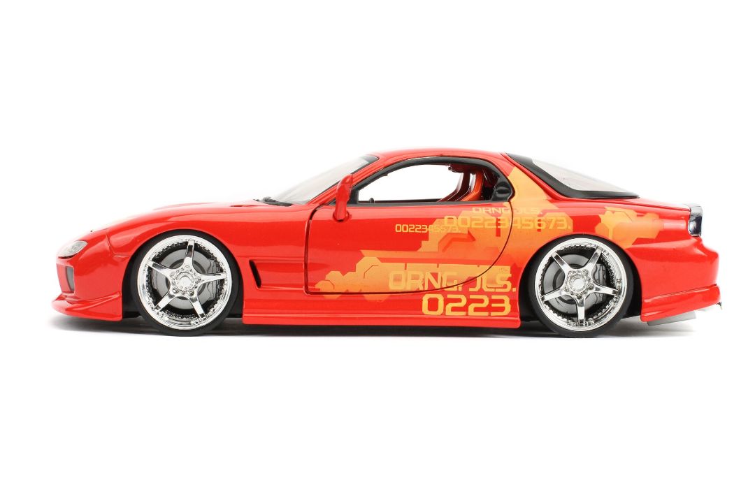 Jada 1/24 "Fast & Furious" Orange Julius' Mazda RX-7 - Click Image to Close