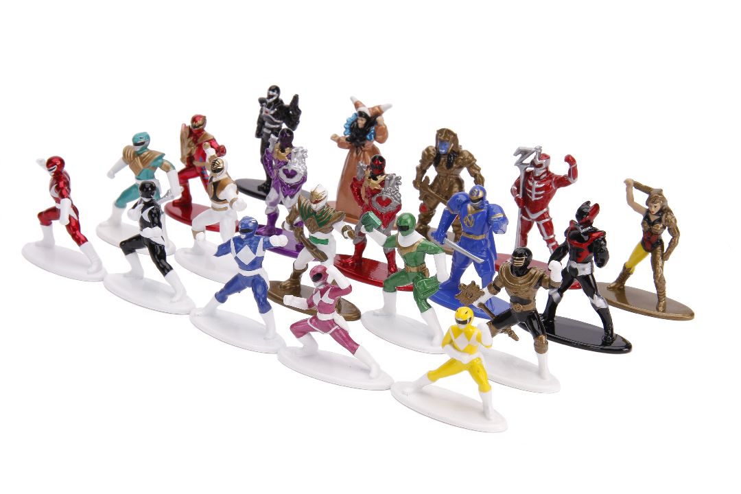 Jada 1.65" Nano Metalfigs Power Rangers : 20-Pack W1 - Click Image to Close