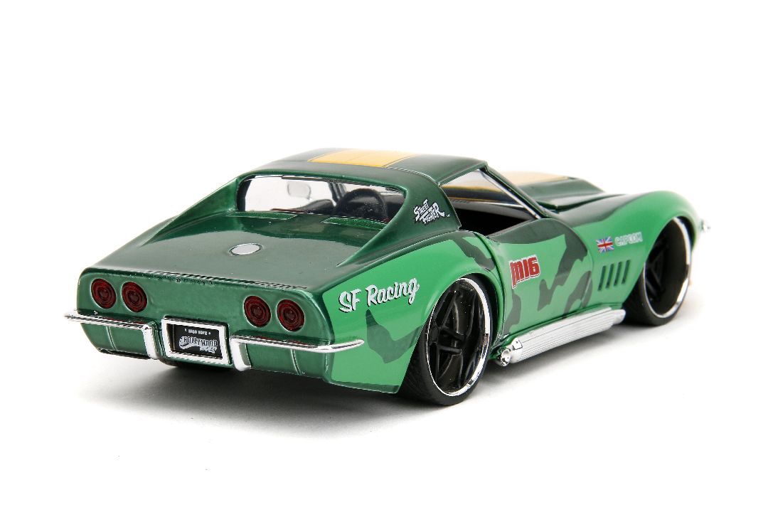 Jada 1/24 "Hollywood Rides" Street Fighter 1969 Stingray W/Cammy - Click Image to Close