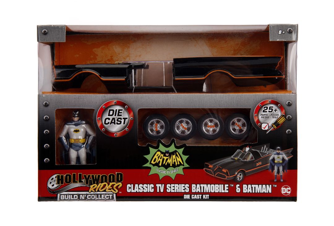 Jada 1/24 "Hollywood Rides" 1966 Batmobile Build n' Collect - Click Image to Close