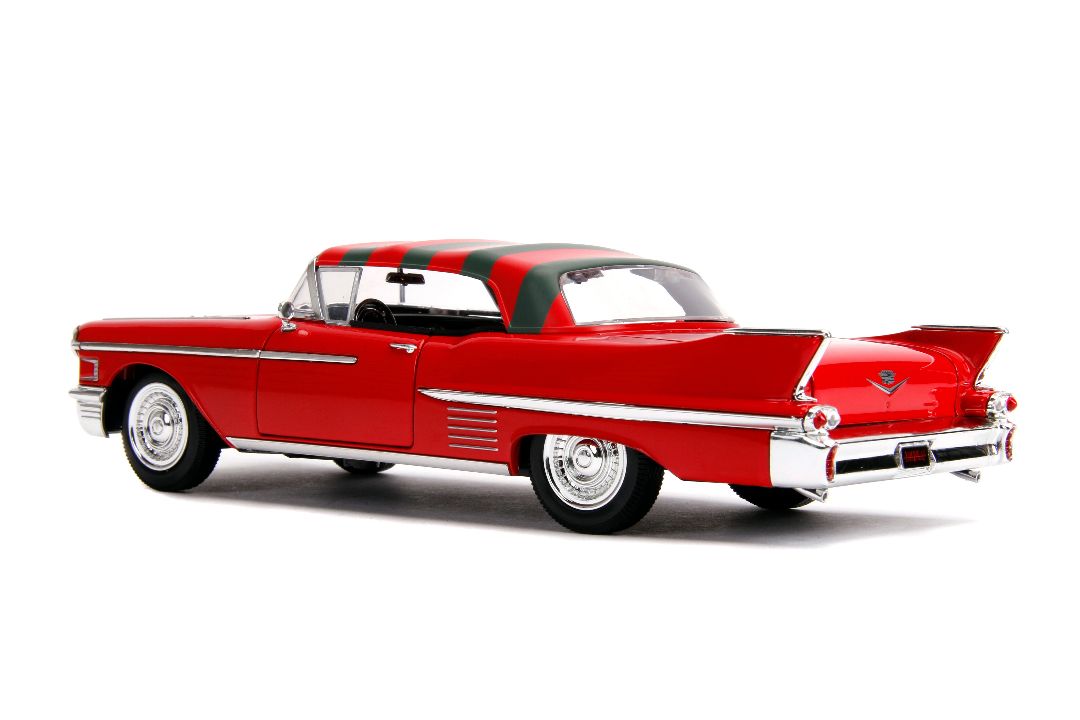 Jada 1/24 "Hollywood Rides" 1958 Cadillac Series 62 w/ Freddy
