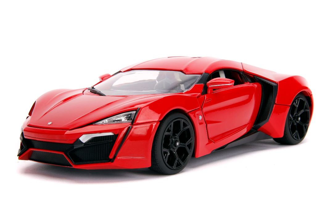 Jada 1/18 "Fast & Furious" Lykan Hypersport w/Light & figure - Click Image to Close