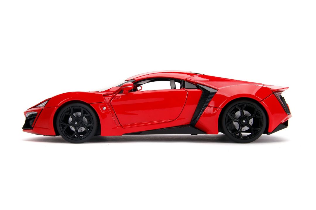 Jada 1/18 "Fast & Furious" Lykan Hypersport w/Light & figure - Click Image to Close