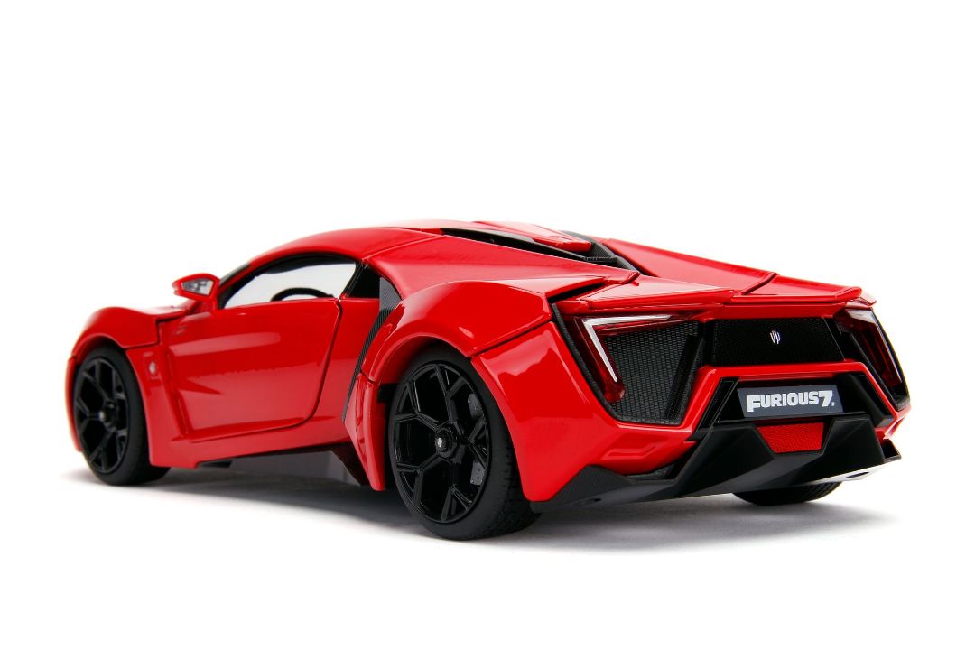 Jada 1/18 "Fast & Furious" Lykan Hypersport w/Light & figure - Click Image to Close