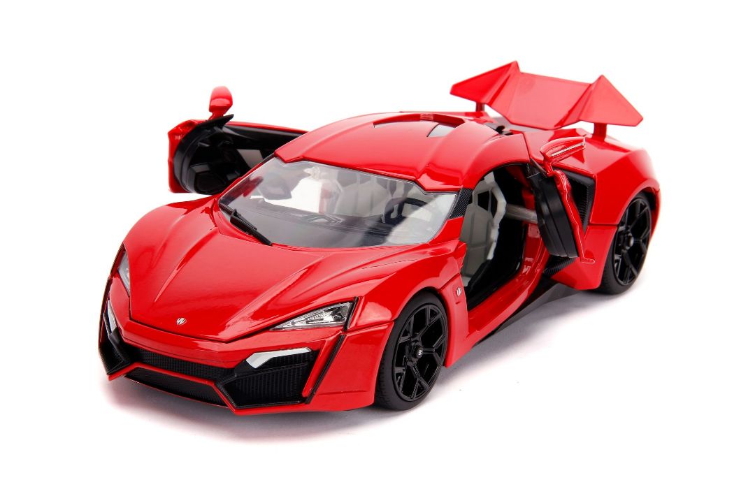 Jada 1/18 "Fast & Furious" Lykan Hypersport w/Light & figure - Click Image to Close