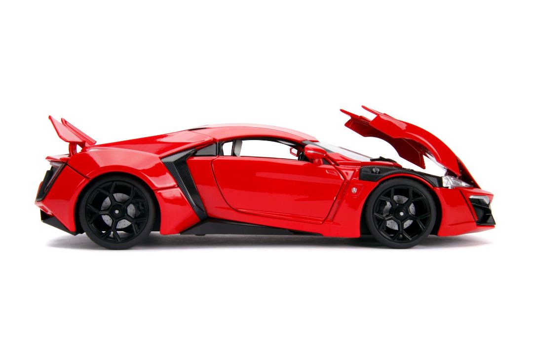 Jada 1/18 "Fast & Furious" Lykan Hypersport w/Light & figure - Click Image to Close