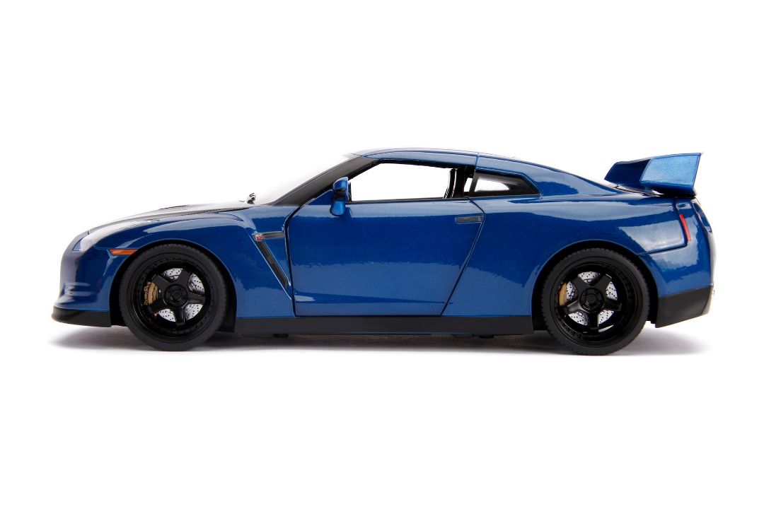 Jada 1/18 "Fast & Furious" Brian's Nissan GT-R (R35) w/figure - Click Image to Close